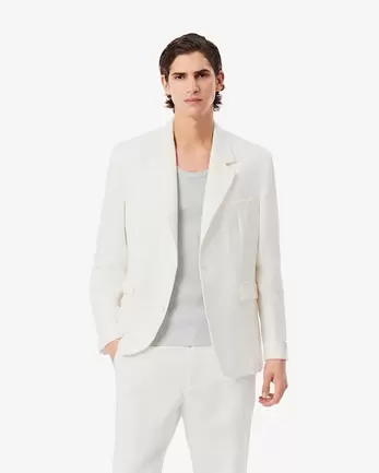 Oferta de Blazer de mezcla de lino por 380€ en Lacoste