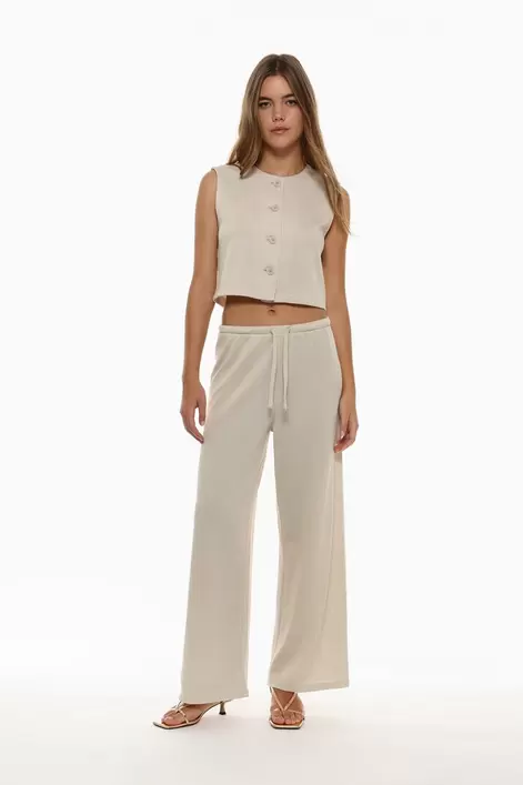 Oferta de Pantalón cintura cordón por 12,99€ en Lefties