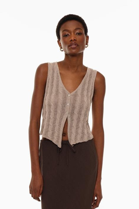 Oferta de Top punto calado por 12,99€ en Lefties