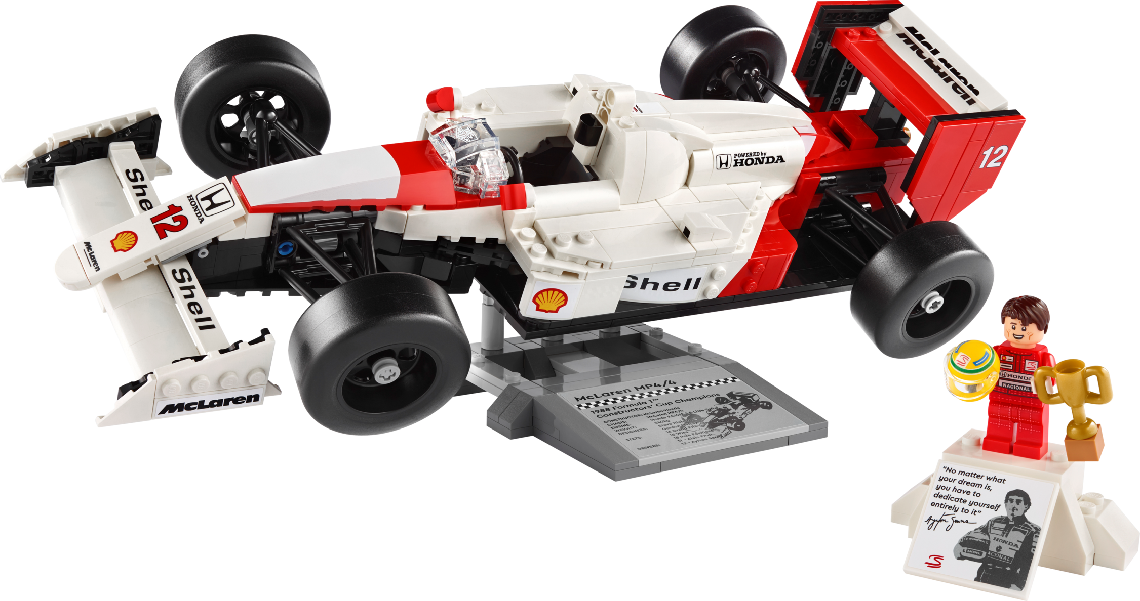 Oferta de McLaren MP4/4 y Ayrton Senna por 79,99€ en LEGO