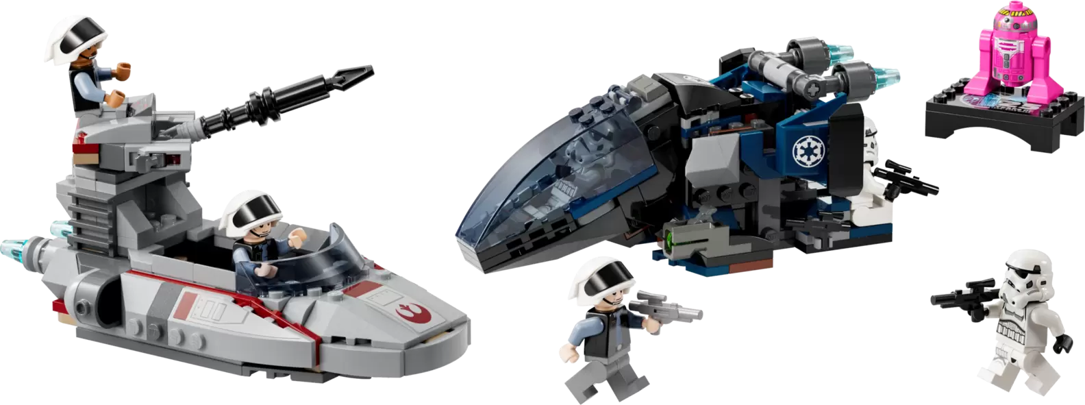 Oferta de Nave de Descenso Imperial vs. Speeder de Exploración Rebelde por 39,99€ en LEGO