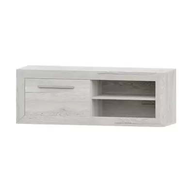 Oferta de Mueble TV Artic 140 Niza tirador lineal, 140x50x42 cm Plata por 159€ en Almacen De Muebles Bufalo