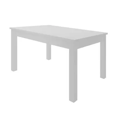 Oferta de Mesa de comedor extensible Turín Nieve, 140x90x73,5 cm por 215€ en Almacen De Muebles Bufalo