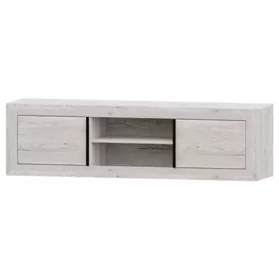 Oferta de Mueble TV Artic 180 Niza tirador lineal, 180x50x42 cm Negro por 215€ en Almacen De Muebles Bufalo