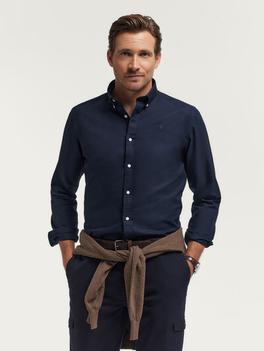 Oferta de CAMISA OXFORD SOLID AZUL MARINO por 25,95€ en Álvaro Moreno