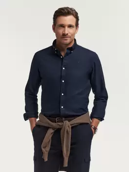 Oferta de CAMISA OXFORD SOLID AZUL MARINO por 25,95€ en Álvaro Moreno