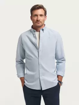 Oferta de CAMISA OXFORD SOLID AZUL por 25,95€ en Álvaro Moreno