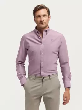 Oferta de CAMISA OXFORD SOLID BURDEOS por 25,95€ en Álvaro Moreno