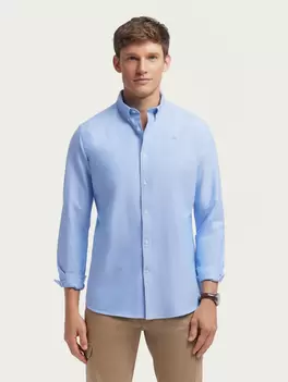 Oferta de CAMISA OXFORD SOLID AZUL por 25,95€ en Álvaro Moreno