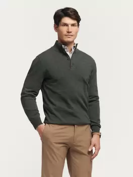 Oferta de JERSEY BUTTON COLLAR VERDE por 25,95€ en Álvaro Moreno