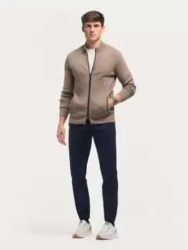 Oferta de CARDIGAN CONTRASTE BEIGE por 35,95€ en Álvaro Moreno