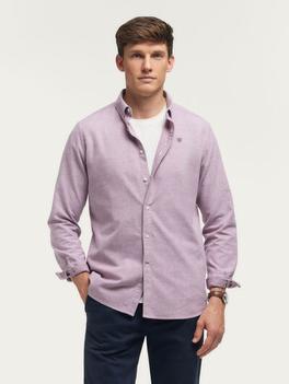 Oferta de CAMISA OXFORD PEACH BURDEOS por 17,99€ en Álvaro Moreno