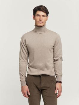 Oferta de JERSEY ROLL COLLAR BEIGE por 17,99€ en Álvaro Moreno