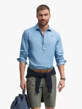 Oferta de POLERA DENIM AZUL por 25,95€ en Álvaro Moreno