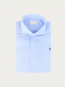 Oferta de CAMISA VESTIR DOBBY AZUL por 29,95€ en Álvaro Moreno