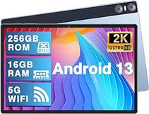 Oferta de YESTEL Tablet 11 Pulgadas Android 13 con 16GB RAM 256GB ROM (1TB TF), 2K 2000 x 1200 IPS, 4 Altavoces, 3 Cámaras, GPS, Car... por 139€ en Amazon