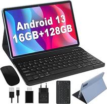Oferta de Tablet 10 Pulgadas Android 13 16GB RAM+128GB ROM (1TB TF) Memoria Flash UFS, 8-Cores 2.0GHz, WiFi 5G, GPS, Bluetooth 5.0, ... por 116€ en Amazon