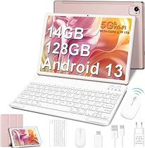 Oferta de FACETEL Tablet 10 Pulgadas con Android 13 Tablet, 14GB RAM + 128GB ROM (TF 1TB) Octa-Core 2.0 GHz, 5G WiFi, 8000mAh, Bluet... por 106€ en Amazon