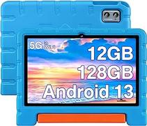 Oferta de ZIOVO 2024 Newest Tablet 10 Pulgadas Android 13,12(6+6) GB RAM+128GB ROM+TF 1TB, Google GMS, Control Parental, 5G WiFi, Co... por 98€ en Amazon