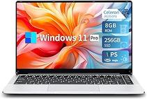 Oferta de 14.1'' Ordenador Portátil Celeron J4125 CPU, Portátil 8GB RAM LPDDR4 256GB SSD, Convertible 180°Portatil Windows 11, Lapto... por 219€ en Amazon