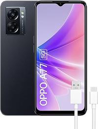 Oferta de OPPO A77 5G - Teléfono Móvil Libre, 4GB+64GB, Cámara 48+2MP, Smartphone Android, Batería 5000mAh, Batería 5000mAh, Carga R... por 149€ en Amazon