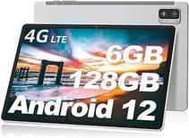 Oferta de JUMPER Tablet 10 Pulgadas, Android 12, 6 GB RAM 128 GB ROM (1 TB TF), Octa-Core, 2,4 G/5 G WiFi/1920 x 1200 IPS/6000mAh/cá... por 129€ en Amazon