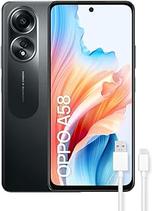 Oferta de OPPO A58 - Smartphone Libre, 6GB+128GB, Pantalla FHD+LCD 6.7", Cámara 50+2+8MP, Android, Batería 5000mAh, Carga Rápida 33W... por 149€ en Amazon