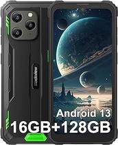 Oferta de Blackview BV5300 Plus Móvil Resistente,16GB+128GB(TF 1TB) 6580mAh Teléfono Móvil Android 13, Helio G72 Pantalla de 6.1''H... por 179€ en Amazon