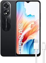Oferta de OPPO A18 - Smartphone Libre, 4GB+128GB, Pantalla HD+LCD 6.6", Cámara 8+2+5MP, Android, Batería 5000mAh, Carga 10W – Negro por 99€ en Amazon
