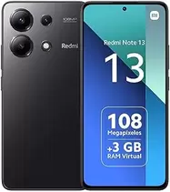 Oferta de Smartphone Xiaomi Redmi Note 13 4G desbloqueado, 8 GB+256 GB Octa-core, pantalla AMOLED, 6,67", 120 Ge, cámara triple 108 ... por 155€ en Amazon