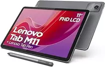 Oferta de Lenovo Tablet Tab M11, Pantalla táctil de 11 Pulgadas, MediaTek G88, 4 GB de RAM, 128 GB eMMC 5.1, Android 13, Gris, Inclu... por 131€ en Amazon