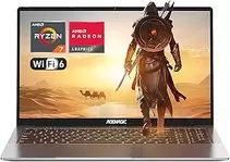 Oferta de ACEMAGIC Ordenador Portátil Gaming AMD Ryzen™ 7 5825U(Batería i7-1355U),16,1 Pulgadas Portátil,RAM 16GB NVME SSD 512GB,Tas... por 445€ en Amazon