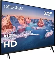 Oferta de Cecotec TV, Televisor LED de 32Pulgadas 0 Series 0032S. Pantalla 32 Pulgadas, HD, Resolución de imágenes y Videos óptima, ... por 98€ en Amazon