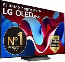 Oferta de LG OLED77C44LA, 77", OLED 4K, Serie C4, 3840x2160, Smart TV, WebOS24, Procesador a9, Dolby Vision, Dolby Atmos, TV Gaming,... por 1949€ en Amazon