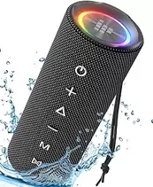 Oferta de Tronsmart Mirtune C2 Altavoz Bluetooth 5.3, Altavoz Potente Portátil con Luz LED de Color, 24H de Reproducción,Impermeable... por 39€ en Amazon