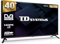 Oferta de TD Systems - Televisor 40 Pulgadas Full HD, No Smart TV, Television TDT HD, 3 años de garantía, Modelo 2024 - PRIME40C19F por 149€ en Amazon