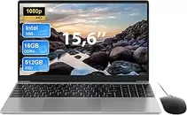 Oferta de Ordenador Portatil 15,6 Pulgadas, 16GB DDR4 512GB SSD TF Expansión Laptop, Portátil In Tel N95 (hasta 3,4 GHz), PC Portati... por 349€ en Amazon