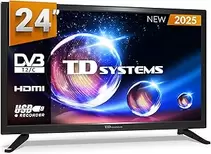 Oferta de TD Systems - Televisor 24 Pulgadas 3 años de garantía (No Smart TV). televisión TDT 2025, televisores con HDMI, USB Reprod... por 79€ en Amazon