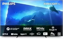 Oferta de Philips Ambilight OLED818 194 cm (77 Pulgadas) Smart 4K OLED TV | UHD y HDR10+ | 120Hz | Engine P5 AI Picture | Dolby Atmo... por 3999€ en Amazon