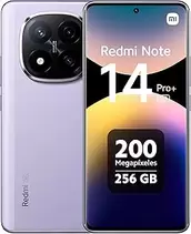 Oferta de Xiaomi Redmi Note 14 Pro Plus 5G Smart Phone, 8GB RAM 256 GB, Pantalla AMOLED de 6,67'', Sensor de Huellas, Cámara de 200 ... por 262€ en Amazon