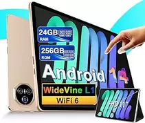 Oferta de 2025 Newest Tablet 11 Pulgadas Android 14 Tablets, 24GB RAM+256GB ROM (2TB TF), FHD IPS, Octa-Core, UFS 2.2 Flash, 8000mA... por 129€ en Amazon