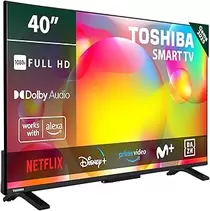 Oferta de Toshiba 40LV2463DG Smart TV de 40", con Resolución Full HD (1920 x 1080), HDR, Compatible con Asistente de Voz Alexa y Goo... por 195€ en Amazon