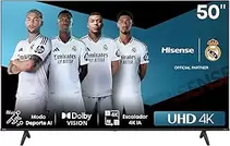 Oferta de Hisense 50A6N - UHD 4K,VIDAA Smart TV, 50 Pulgadas, Dolby Vision, Modo Juego Plus, DTS Virtual X, Control por Voz televiso... por 299€ en Amazon