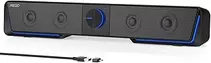 Oferta de Jeecoo A40 Barra de Sonido Bluetooth, Altavoces PC Con Iluminación RGB, Suministro de Energía USB, Estéreo Para PC de Escr... por 28€ en Amazon