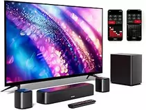 Oferta de ULTIMEA 5.1ch Barra de Sonido TV, Soundbar y 2 Altavoces Surround, Control por Aplicación, Barra Sonido TV con Subwoofer, ... por 119€ en Amazon