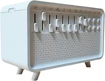Oferta de Wzxksoac Difusor de Aroma de Aire con Máquina de Ruido, Humidificador con 8 Niveles de Ruido Ajustables, Luz y Altavoz Blu... por 29€ en Amazon