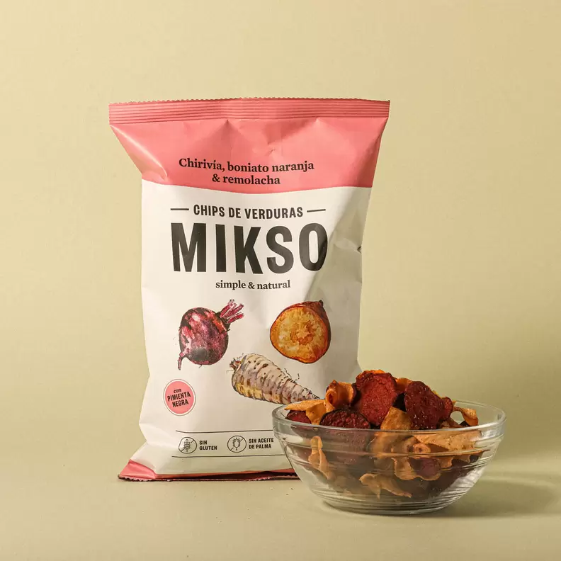 Oferta de Xips xirivia moniato i pebre Mikso 85g por 1,99€ en Ametller Origen