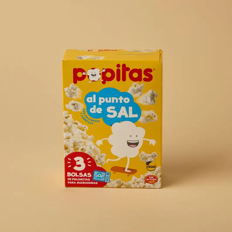 Oferta de Crispetes pack de 3 unitats amb sal Popitas 300g por 2,49€ en Ametller Origen