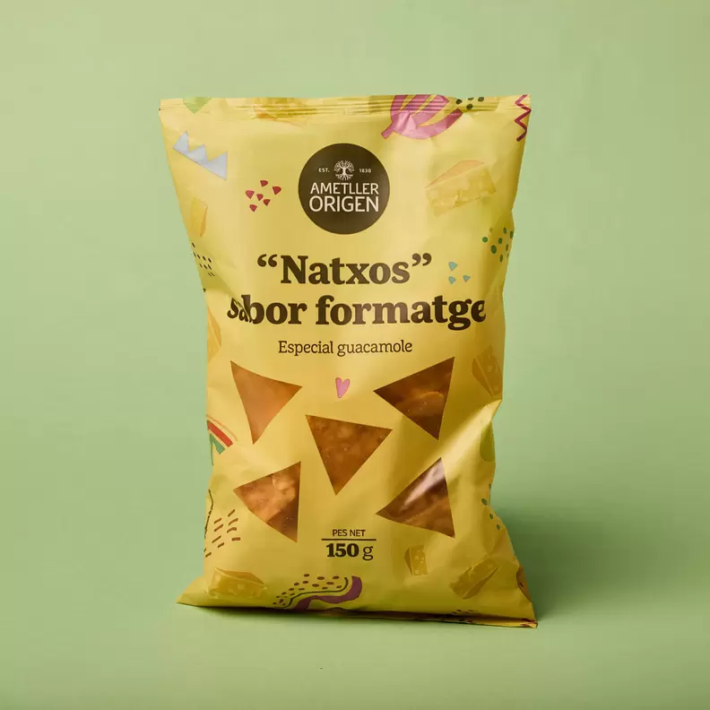 Oferta de "Natxos" de blat de moro sabor formatge Ametller Origen 150g por 1,69€ en Ametller Origen