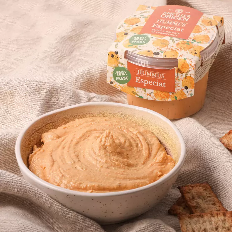 Oferta de Hummus especiat Ametller Origen 250g por 2,29€ en Ametller Origen